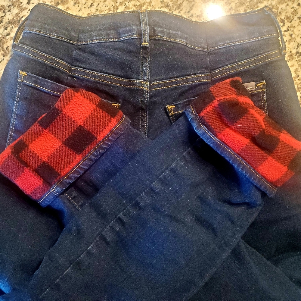 Eddie Bauer fleece lined jeans
